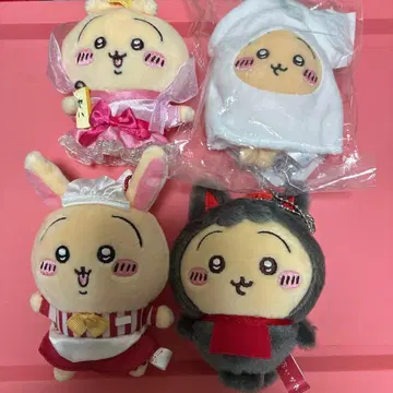 치이카와(먼작귀) 토끼 마스코트 4개 세트 낱개 판매 불가