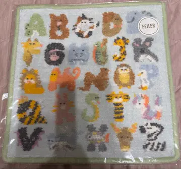 [ 새상품 ] 페이러 abczoo 에이비씨주 손수건 블루 한정품