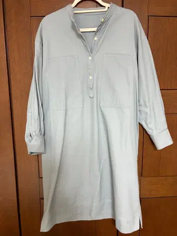 SHIPS 라이트 블루 긴팔 원피스