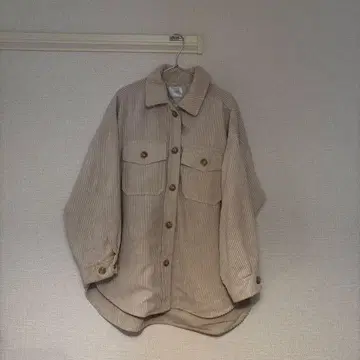 스트라이프 코듀로이 자켓 베이지