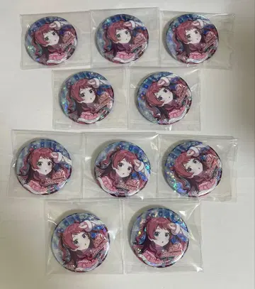 학원 아이돌 마스터 하나미 사키 크리스마스 캔뱃지 10개