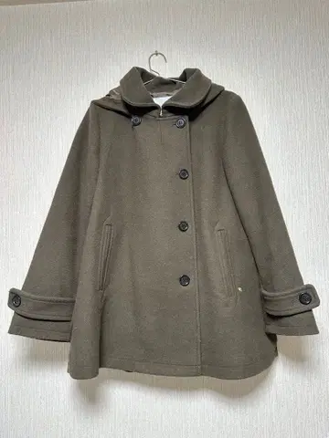 아놀드 파머 후드 부착 올리브 그린 코트