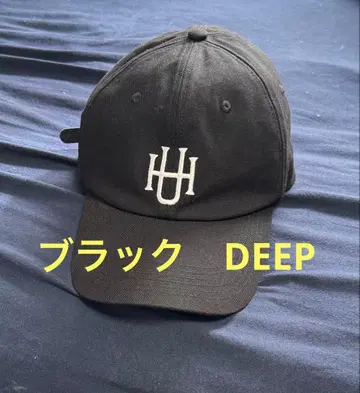 unnamed headwear 블랙 DEEP 로고 캡