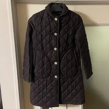 MACKINTOSH 다크 브라운 퀼팅 코트