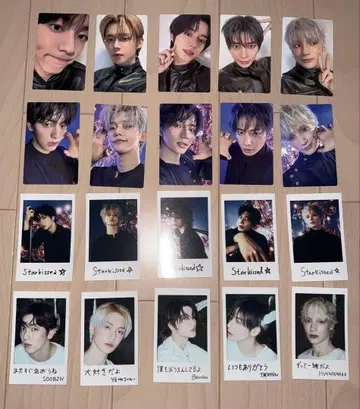 TXT 솔로 재킷반 트레이딩 카드 폴라로이드 컴프 4세트