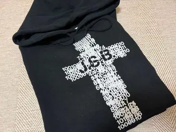 삼대째 JSB 로고 후드티 (black)