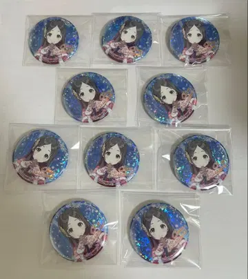 학원 아이돌 마스터 쿠라모토 치나 크리스마스 캔뱃지 10점