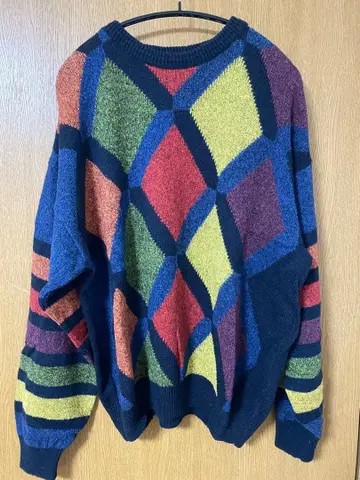 GALILEI 멀티 컬러 니트 스웨터