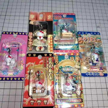 지역 한정 키티 지퍼 마스코트 6개 세트