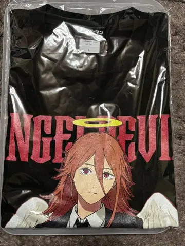 새상품 체인소 맨 극장판 레제편 천사의 악마 T셔츠 L사이즈 시부야