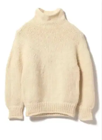 BEAMSBOY 울 100% 니트 아이보리