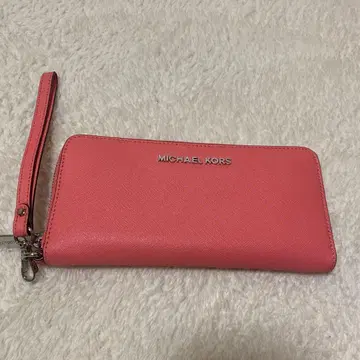 MICHAEL KORS 핑크 장지갑
