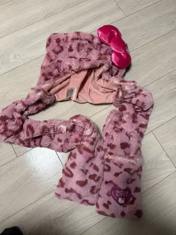 헬로키티 레오파드 무늬 머리띠