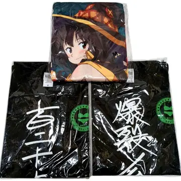 [ 미사용 ] 이 멋진 세계에 축복을! 업혀 메구밍 후드티+T셔츠