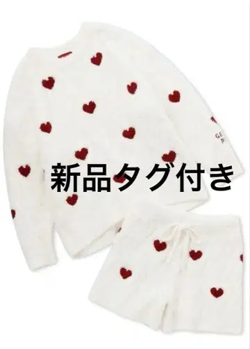 하트 아란 풀오버 & 숏팬츠 SET 젤라또피케 룸웨어