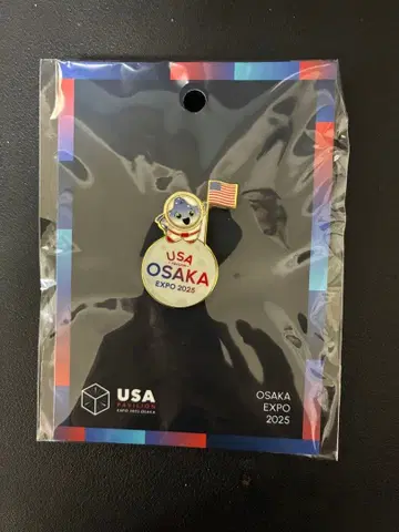 만박 핀 배지 미국관 USA 스파크 EXPO 2025 간사이 만박