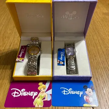 디즈니 손목시계 세트 미키 팅커벨