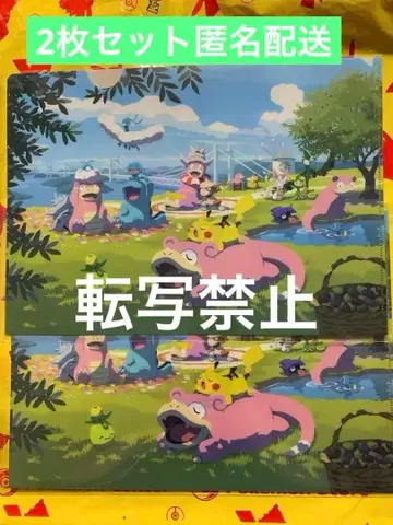 포켓몬 센터 카가와 카가와 한정판 클리어 파일 2장