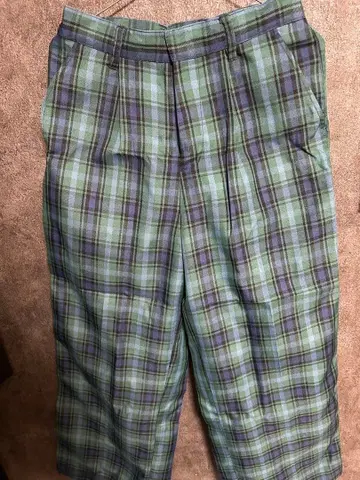 FREAK'S STORE 체크 무늬 캐주얼 팬츠 S