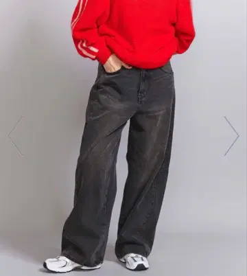 [택 포함 새상품] BEAUTY&YOUTH 사이드 패치 데님 팬츠 S