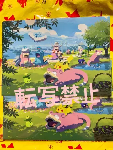 포켓몬 센터 포켓센 카가와 클리어 파일 야돈 피카츄 2장