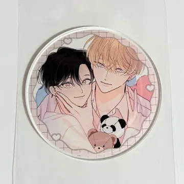 스에요시 바닥 엇갈린 키스 그라테 아크릴 코스터