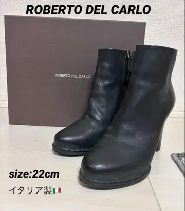 ROBERTO DEL CARLO 사이드 지퍼 숏부츠