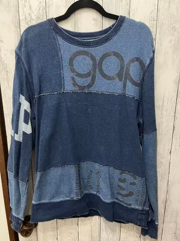 GAP 패치워크 트레이닝복 L 데님 블루