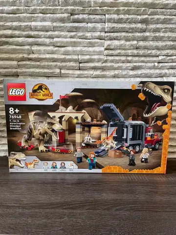 LEGO 쥬라기 월드 76948 T-렉스와 아트로키랍토르의 대탈주
