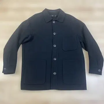 새상품급 UNIQLO 울 블렌드 오버 사이즈 셔츠 자켓 M