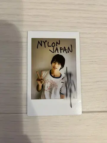 [ 친필 사인 포함 ] 카미오 후주 폴라로이드