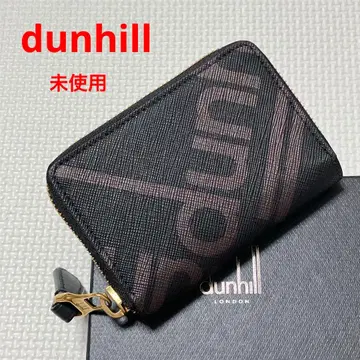 미사용 dunhill 던힐 가죽 미니 지갑 빅 로고 박스 포함