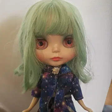 네오 브라이스 유포 아 고고 인형 본체 민트 그린 머리