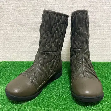 t.b 센소유니코 택 포함 새상품급 가죽 지퍼 부츠