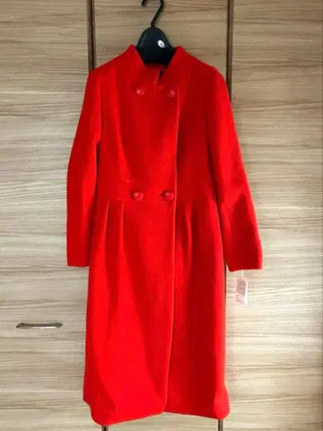 스트로베리 필드 스탠드 카라 코트 M 오렌지