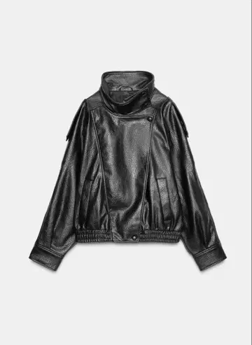 ZARA 페이크 레더 자켓