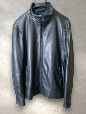 잭 로즈 양가죽 싱글 라이더 자켓 블랙 5