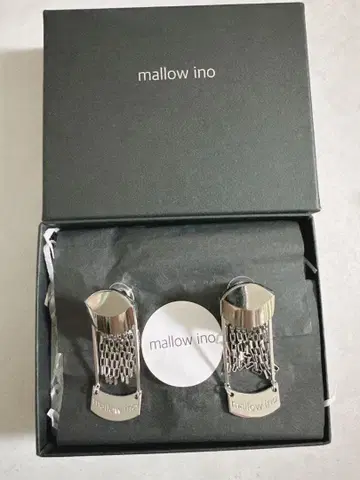 미사용 새상품 mallow ino 실버 귀걸이