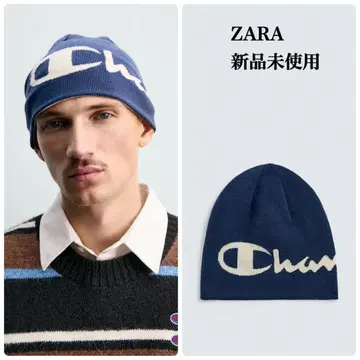 ZARA 챔피온 콜라보 리버서블 비니 택 포함 미사용 새상품