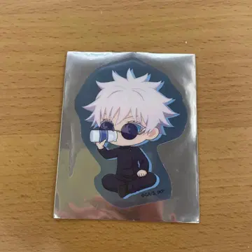 주술회전 고죠 사토루 클리어 스티커