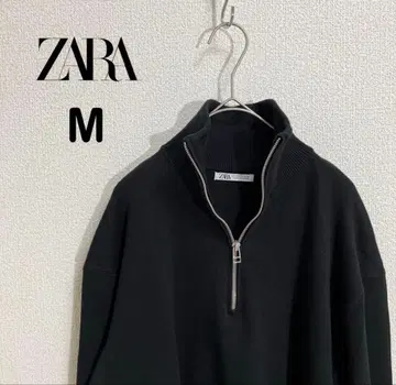 ZARA HIGH NECK SWEATER WITH ZIP 하프 지퍼