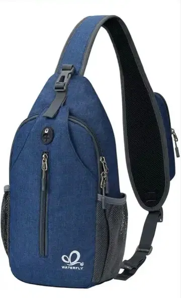 바디백 대용량 다크 블루