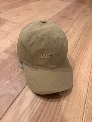 나일론 자수 캡 베이지