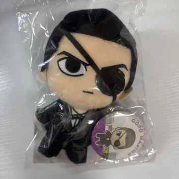 미개봉 새상품 용과 같이 0 봉제 인형 캔뱃지 세트 마지마 고로