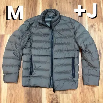유니클로 라이트 다운 자켓 +J 질 샌더 브라운 M 사이즈