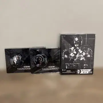 MARVEL 썬더볼츠 Happy 복권 캔뱃지 캔버스 보드 3개 세트