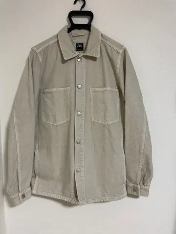ZARA 베이지 셔츠 자켓 M 사이즈 데님 소재