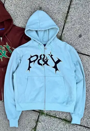 punkandyo 후드티 스카이블루