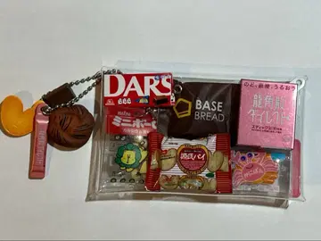 가챠 파우치 빨간색 음식