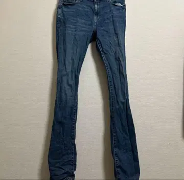 슬림핏 데님 31W x 34L 다크 블루